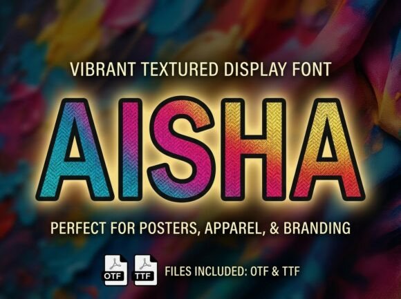 Aisha: A Bold Font for Modern Design