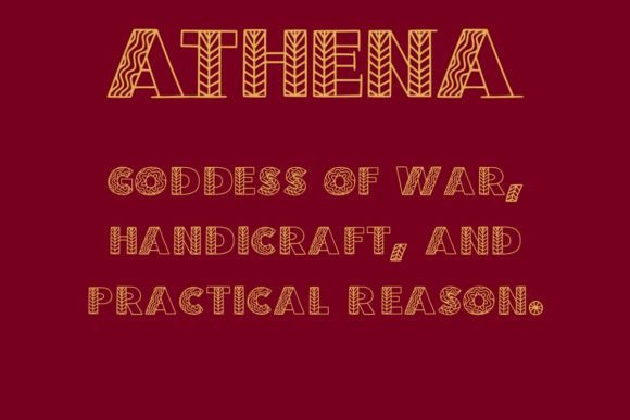 Athena: A Stylish Heavy Display Font for Impactful Design