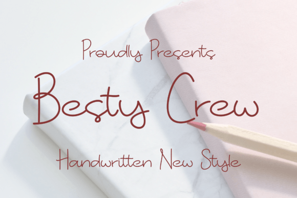 Besty Crew: Elevating Luxury with Elegant Handwritten Typography