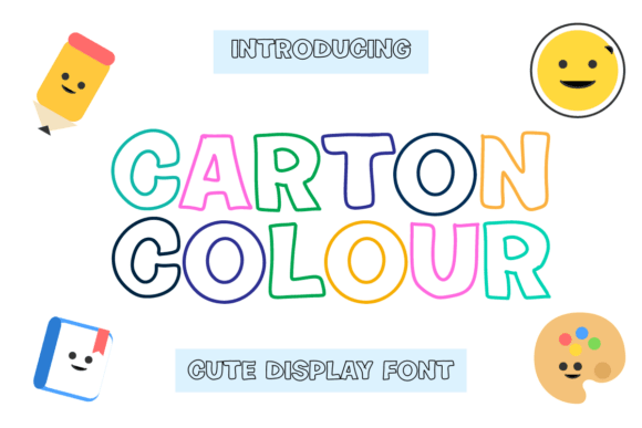 Carton Colour: A Playful Font for Vibrant Design