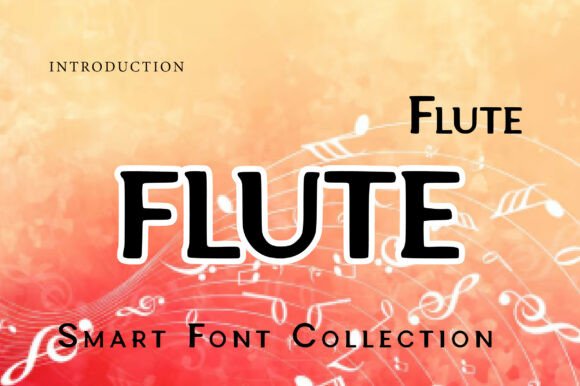 Flute: A Playful Typeface for Musical Branding