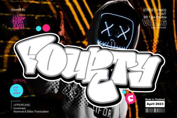 Fourty Cent: Urban Typography for Bold Visual Statements