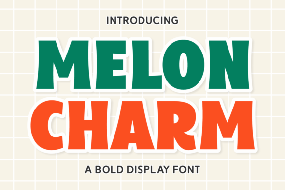 Infusing Energy: The Melon Charm Typeface for Modern Design
