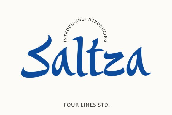 Saltza: A Typeface That Commands Attention