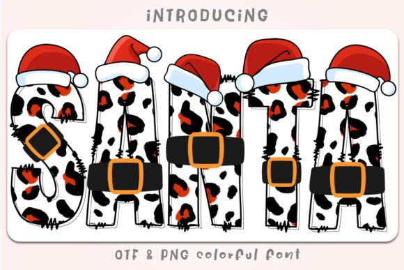 Santa Leona: A Festive Color Font for Creative Projects