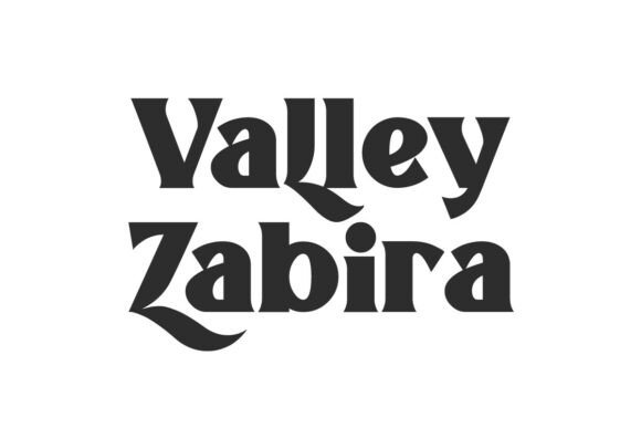 Valley Zabira: The Bold, Retro-Modern Typeface for Impactful Design