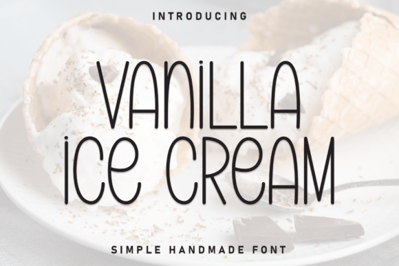Vanilla Ice Cream: A Sweet Design Asset